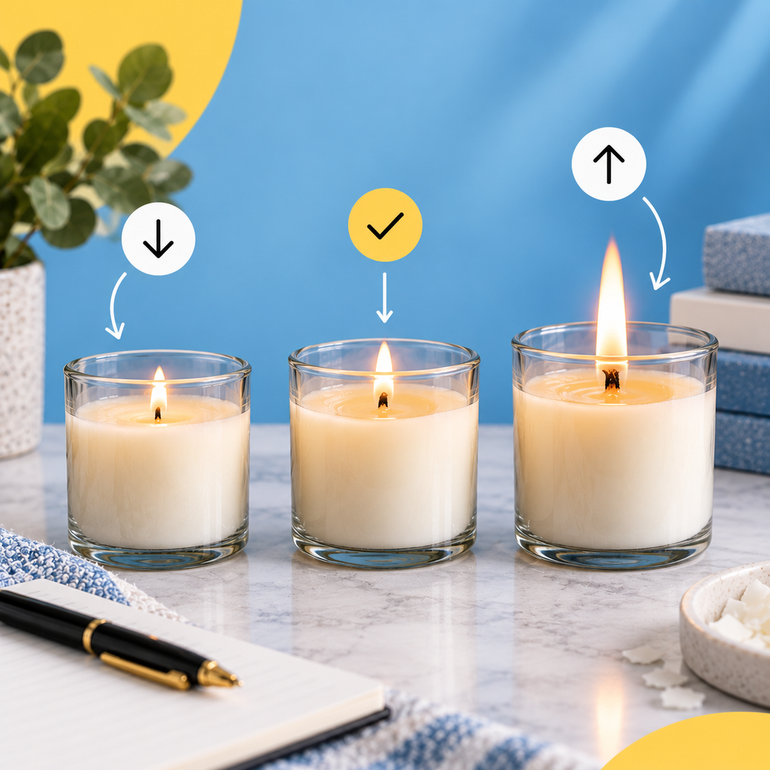 Candle Wick Too Big or Too Small? How to Recognize the Difference