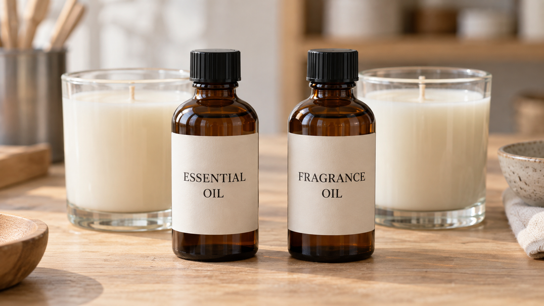 Essential Oils vs. Fragrance Oils for Candles: What’s the Difference?